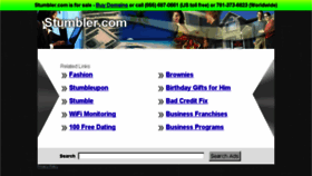 What Stumbler.com website looked like in 2014 (10 years ago)