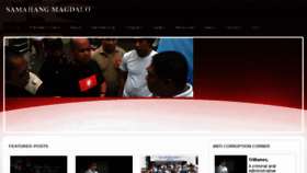What Samahangmagdalo.org website looked like in 2014 (10 years ago)