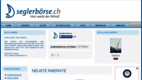 What Seglerboerse.ch website looked like in 2014 (10 years ago)