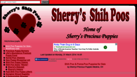 What Shihpoos.com website looked like in 2014 (10 years ago)