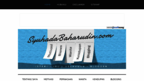 What Syuhadabaharudin.com website looked like in 2014 (10 years ago)