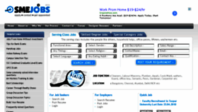 What Smejobs.com website looked like in 2014 (10 years ago)