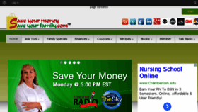What Saveyourmoneysaveyourfamily.com website looked like in 2014 (10 years ago)
