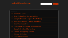 What Submitlinkdir.com website looked like in 2014 (10 years ago)