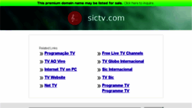 What Sictv.com website looked like in 2014 (10 years ago)