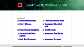 What Southwestobserver.com website looked like in 2014 (10 years ago)