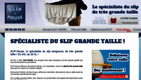 What Slip-house.fr website looked like in 2014 (10 years ago)