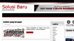 What Solusibaru.com website looked like in 2014 (10 years ago)