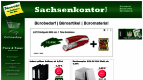 What Sachsenkontor.de website looked like in 2014 (10 years ago)
