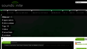 What Soundsonite.es website looked like in 2014 (10 years ago)