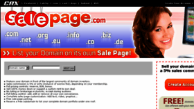 What Salepage.com website looked like in 2014 (10 years ago)
