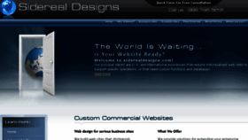 What Siderealdesigns.com website looked like in 2014 (10 years ago)