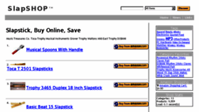 What Slapshop.com website looked like in 2014 (10 years ago)