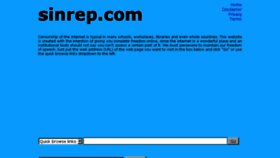 What Sinrep.com website looked like in 2014 (10 years ago)