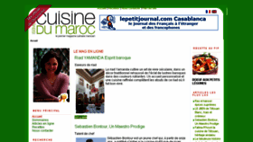 What Saveursetcuisinedumaroc.com website looked like in 2014 (10 years ago)