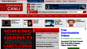 What Sondakikacanli.com website looked like in 2014 (10 years ago)