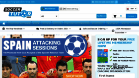 What Soccertutor.co.uk website looked like in 2014 (10 years ago)