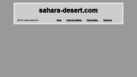 What Sahara-desert.com website looked like in 2014 (10 years ago)