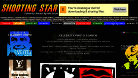 What Shootingstaragency.com website looked like in 2014 (10 years ago)