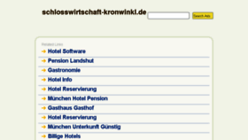 What Schlosswirtschaft-kronwinkl.de website looked like in 2014 (10 years ago)
