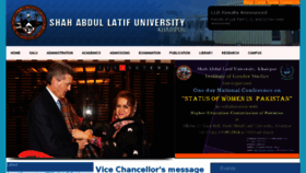 What Salu.edu.pk website looked like in 2014 (9 years ago)
