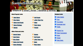 What Sammigames.com website looked like in 2014 (9 years ago)