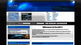 What Savekb.de website looked like in 2014 (9 years ago)