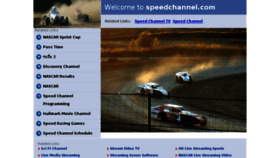What Speedchannel.com website looked like in 2014 (9 years ago)