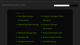 What Seowebxpress.com website looked like in 2014 (10 years ago)