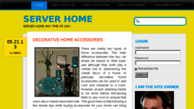What Serverhome.net website looked like in 2014 (10 years ago)