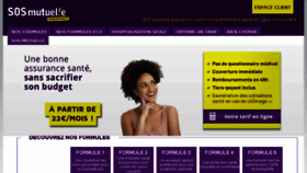 What Sos-mutuelle-sante.fr website looked like in 2014 (10 years ago)