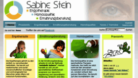 What Sabine-stein.de website looked like in 2014 (9 years ago)