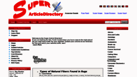 What Superarticledirectory.com website looked like in 2011 (14 years ago)