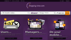 What Shopping-time.com website looked like in 2014 (9 years ago)