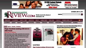 What Sammamishreview.com website looked like in 2014 (9 years ago)