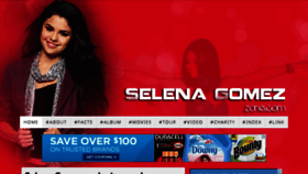 What Selenagomezzone.com website looked like in 2014 (9 years ago)