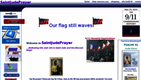 What Saintjudeprayer.net website looked like in 2014 (9 years ago)