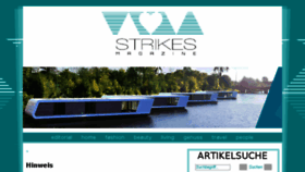 What Strikes-magazine.de website looked like in 2014 (9 years ago)