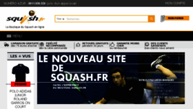 What Squash.fr website looked like in 2014 (9 years ago)