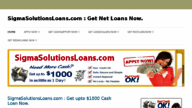 What Sigmasolutionsloans.com website looked like in 2014 (9 years ago)