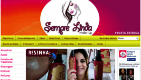 What Semprelindamakeup.com.br website looked like in 2014 (9 years ago)