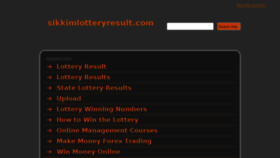 What Sikkimlotteryresult.com website looked like in 2014 (9 years ago)