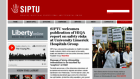 What Siptu.ie website looked like in 2014 (11 years ago)