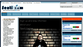 What Sentibet.com website looked like in 2014 (9 years ago)