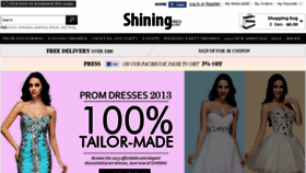 What Shiningdress.com website looked like in 2014 (9 years ago)