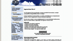 What Sgforum.hu website looked like in 2014 (9 years ago)