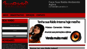 What Suaradio.in website looked like in 2014 (9 years ago)