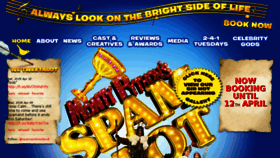 What Spamalotwestend.co.uk website looked like in 2014 (9 years ago)