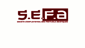 What Sefa-events.com website looked like in 2014 (9 years ago)