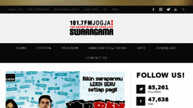 What Swaragamajogja.com website looked like in 2014 (9 years ago)
